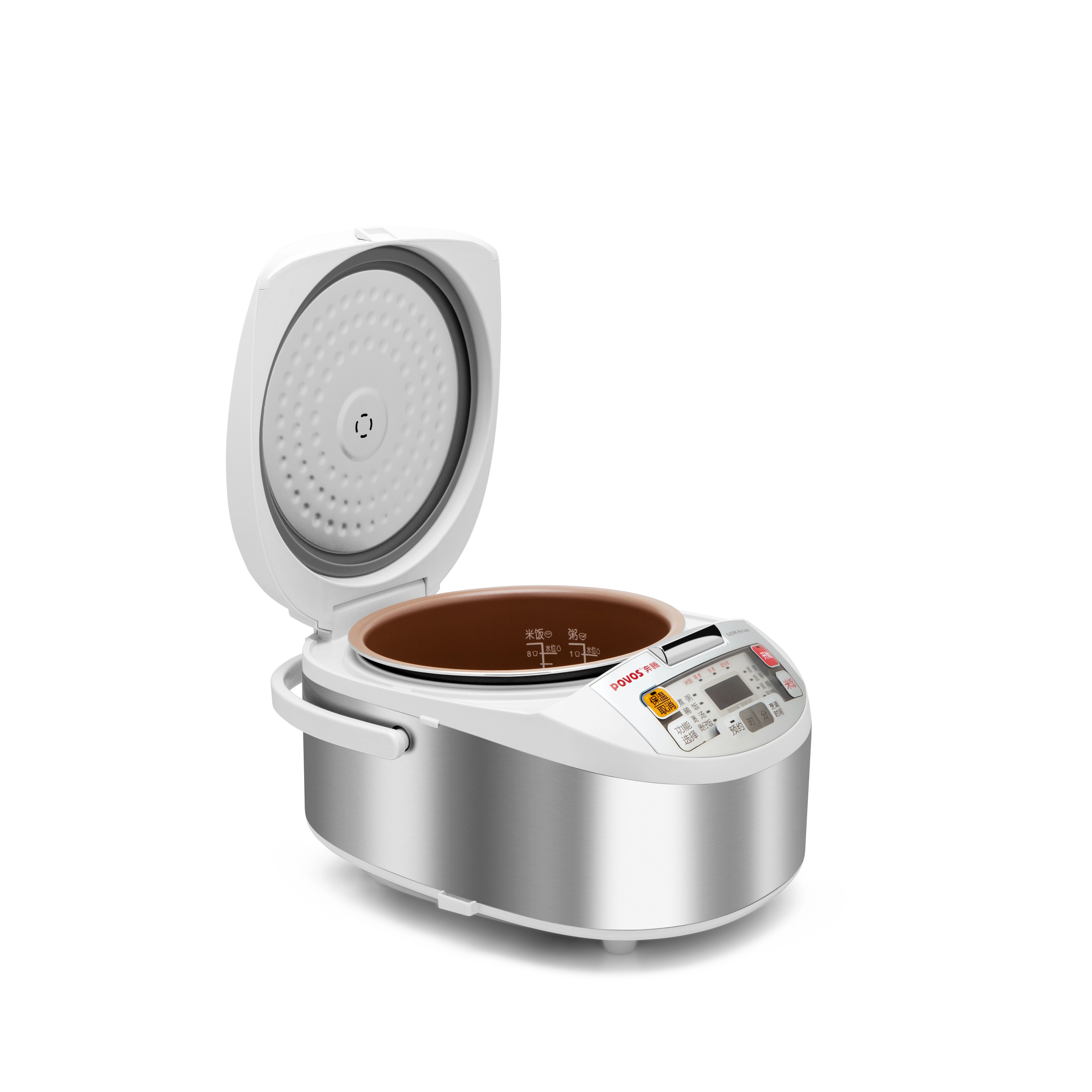 【官方授权】奔腾(povos)电饭煲 fn505 5l 智能烹饪程序 不锈钢