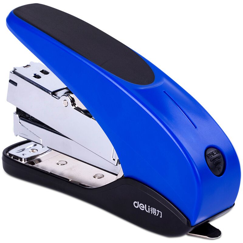 得力(deli)0371 省力型订书机(12#钉) 颜色随机