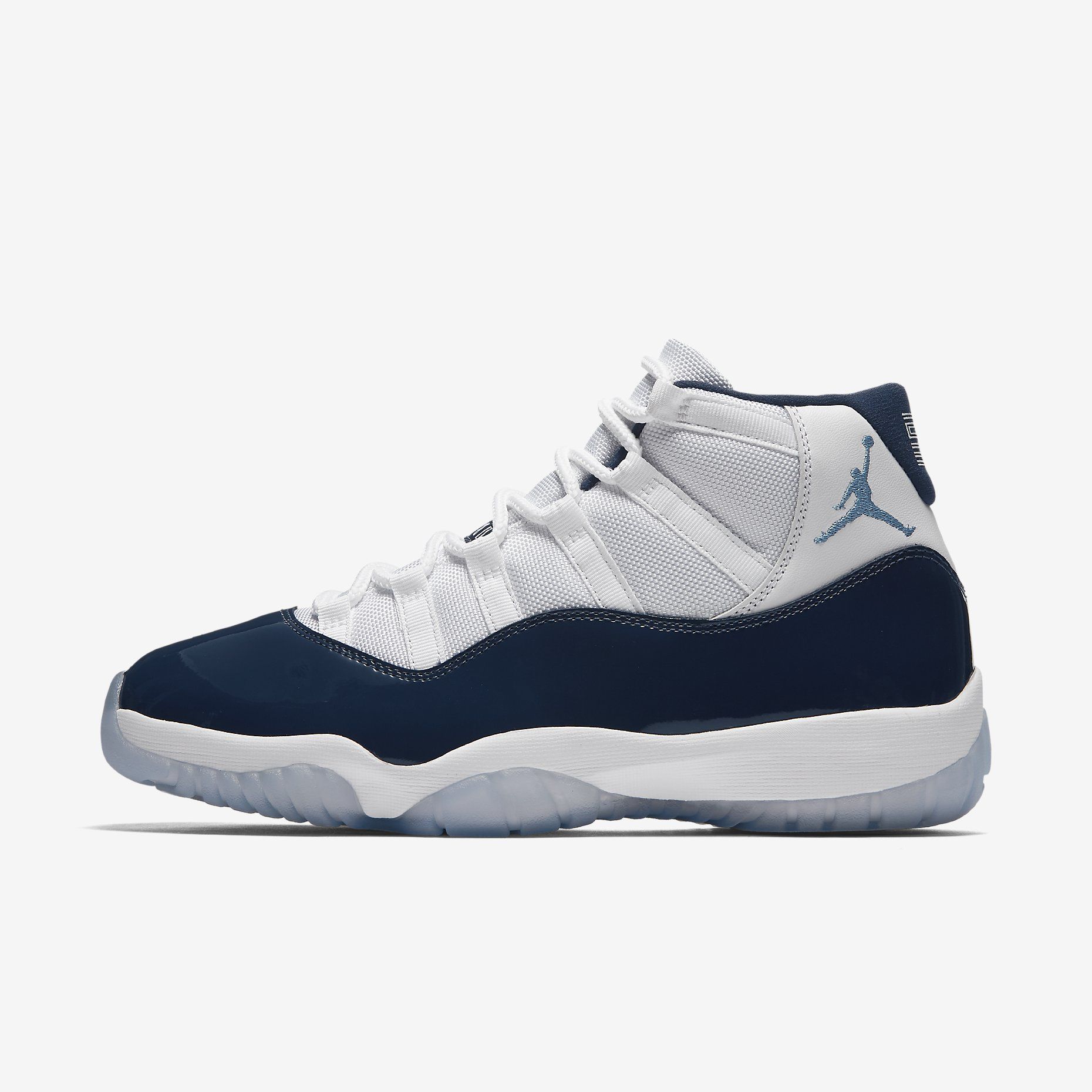 耐克 情侣款 nike air jordan 11 unc aj11 海军蓝篮球鞋 378037