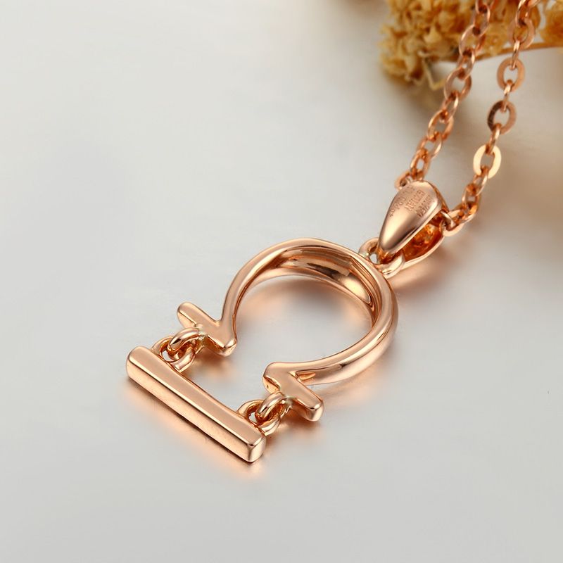 gzuan古钻 天秤座 18k金钻石吊坠 d3068(赠18寸s925银镀金项链)