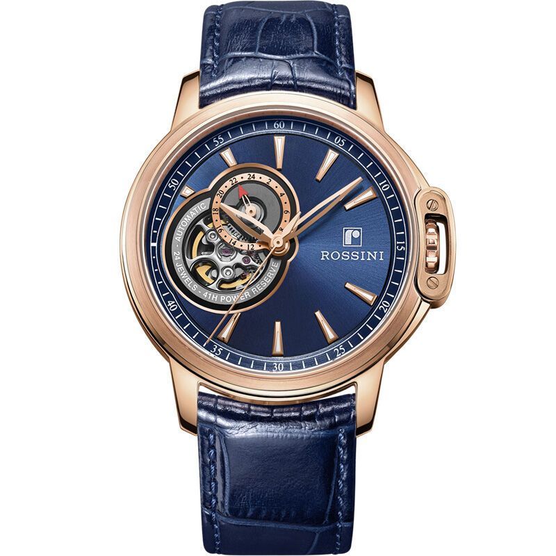罗西尼(rossini) rossini 罗西尼手表 雅尊商务系列 镂空 自动机械