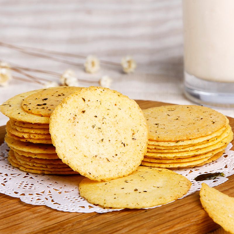 百草味 【黄金玉米片75g】即食早餐小吃膨化食品杂粮饼零食