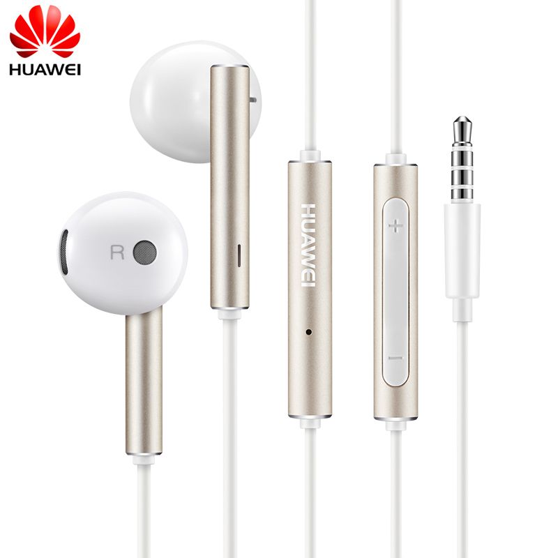 华为 荣耀原装金属耳机am116 三键线控带麦半入耳式耳机 【包邮】