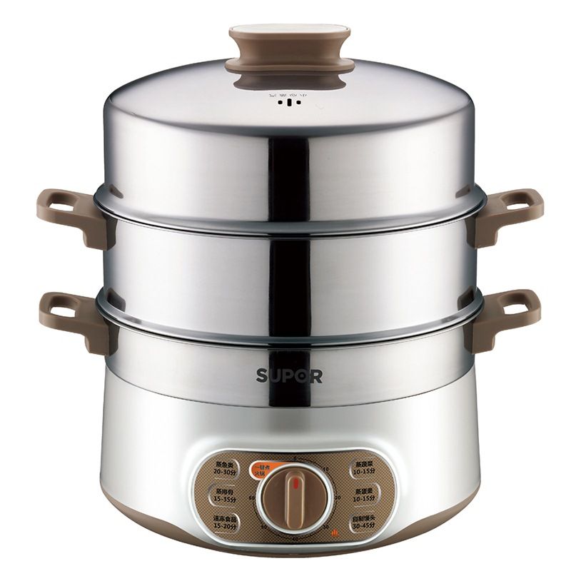 苏泊尔(supor)多用途锅多功能电蒸锅zn28yk807家用蒸屉三层10l
