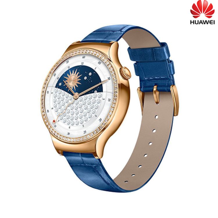 华为【豪科正品】华为watch女表 人工合成蓝宝石镜面,圆形表盘 金属