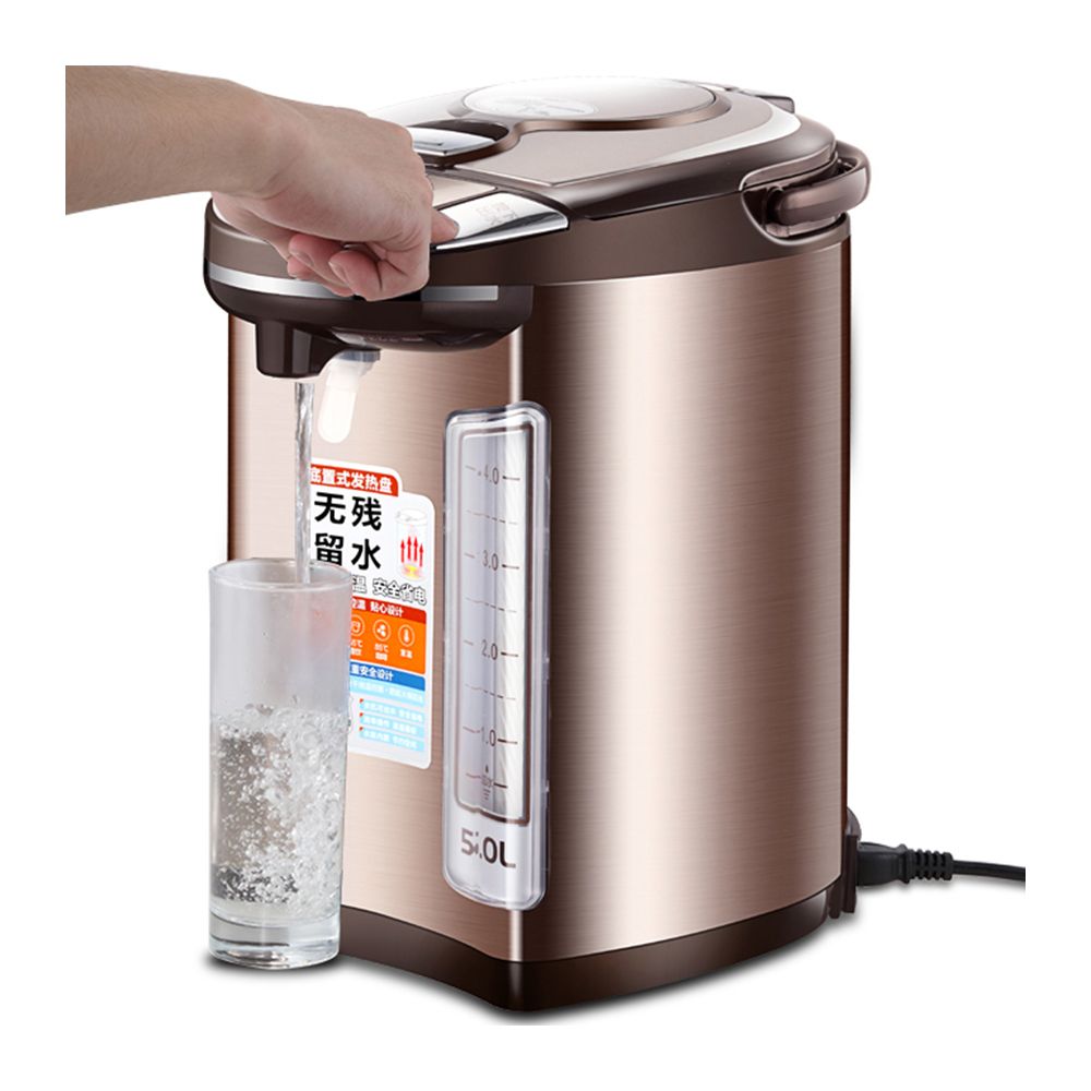美的  电热水瓶 PF704C-50G 电热水瓶家用保温304不锈钢