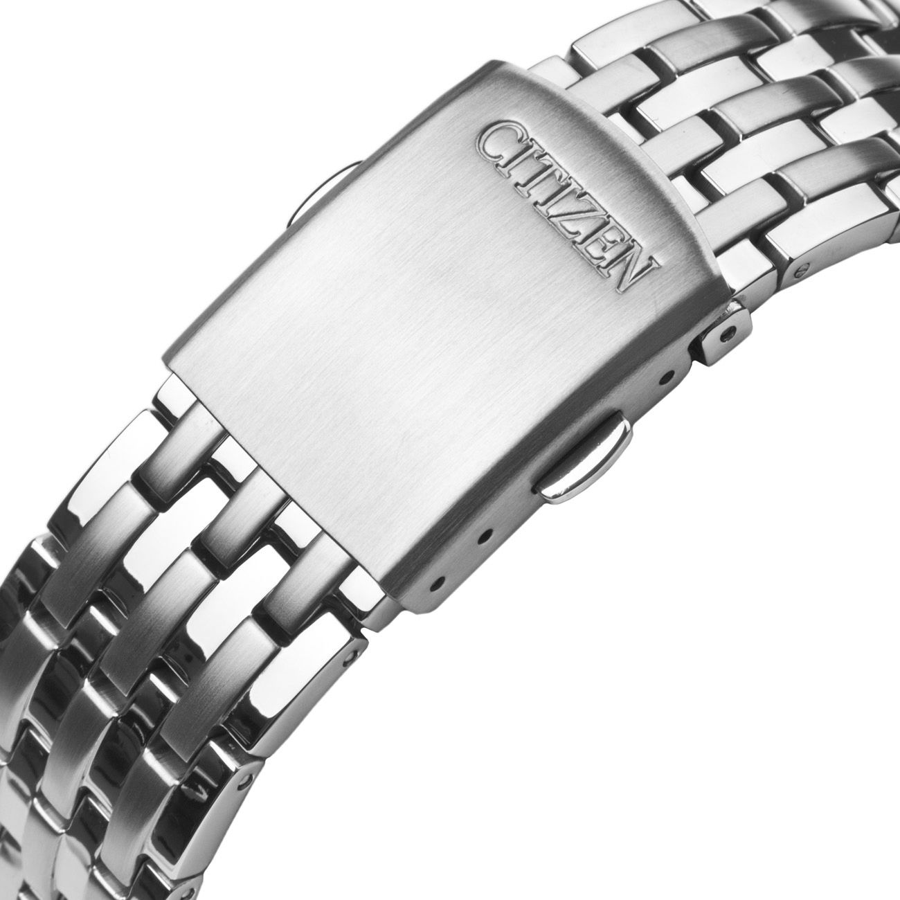 西铁城 (citizen)手表 光动能 不锈钢表带 情侣表男表 bm6770-51e