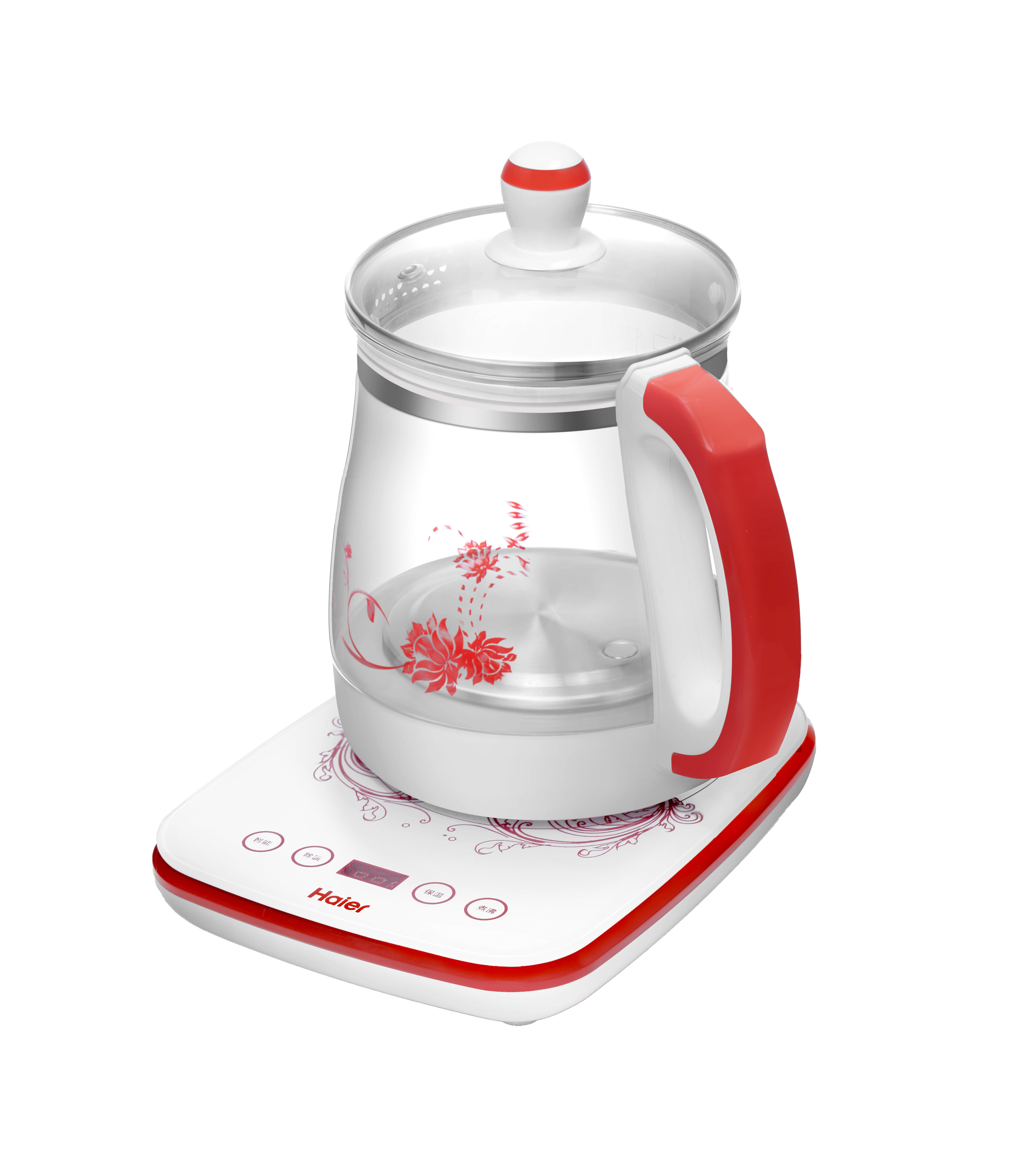 haier/海尔 ysh01-00智能多功能养生壶全自动加厚玻璃电煎药壶煮花