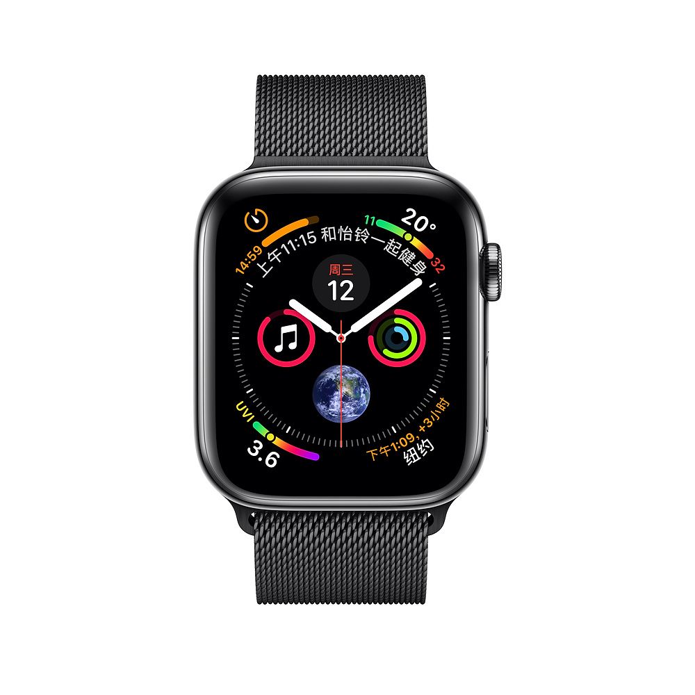 款series4智能手表蜂窝网络版本不锈钢表壳两款表带,触控表盘force