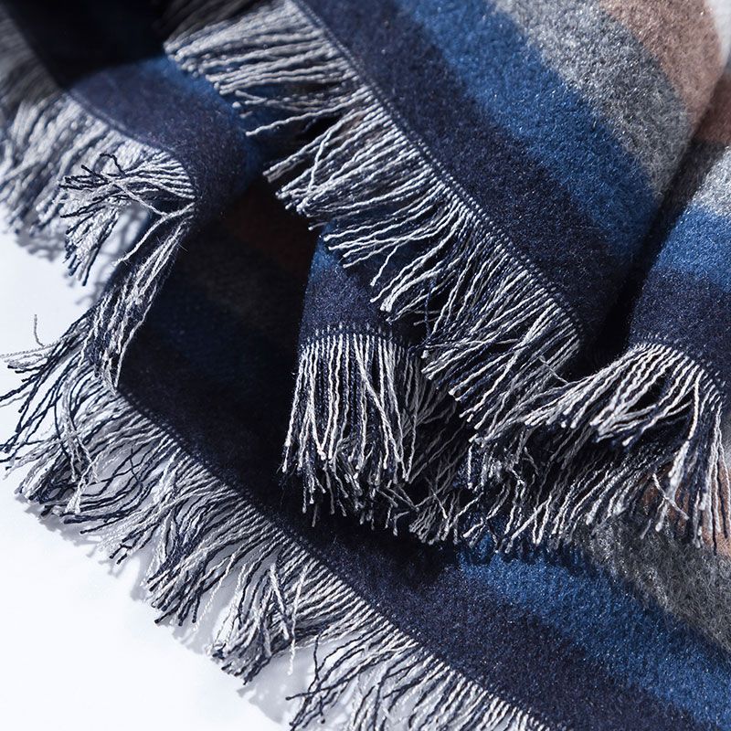 丽芙 桑蚕丝拉绒围巾