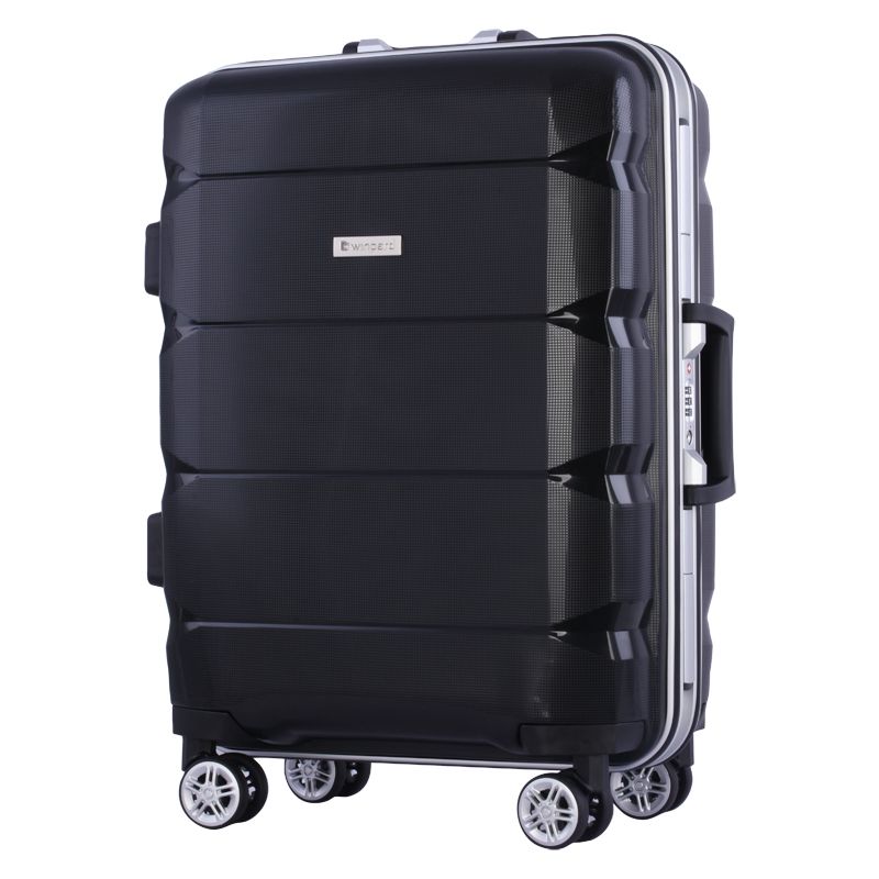 winpard/威豹 pp铝框海关锁拉杆箱 20寸24寸可选 98809