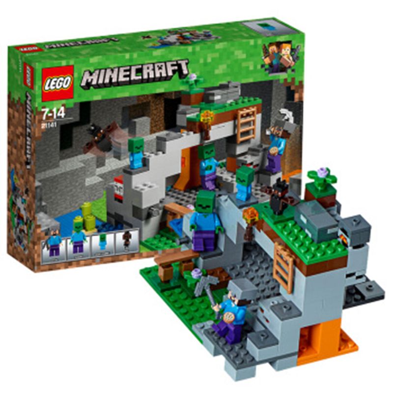 lego 乐高 我的世界系列僵尸洞穴 21141