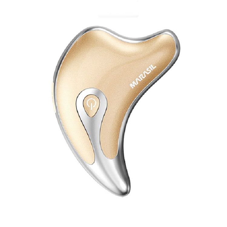 marasil 【明星同款】玛瑞莎刮痧板微电流瘦脸仪女小海豚按摩器家用