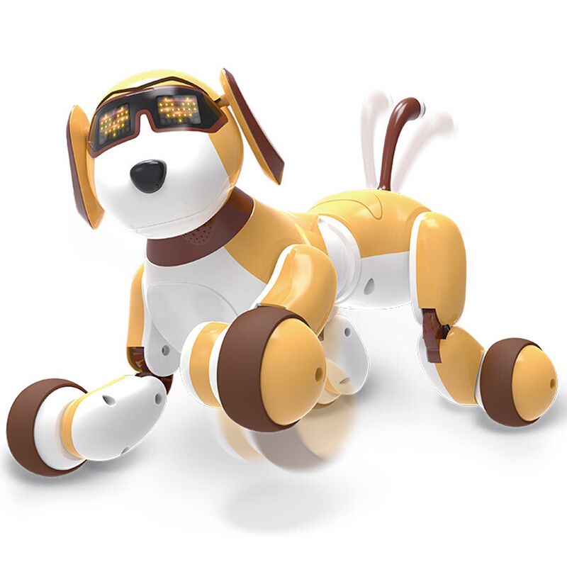 旺仔小六 实丰电动玩具狗声控跳舞唱歌走路男女孩儿童 智能机器狗