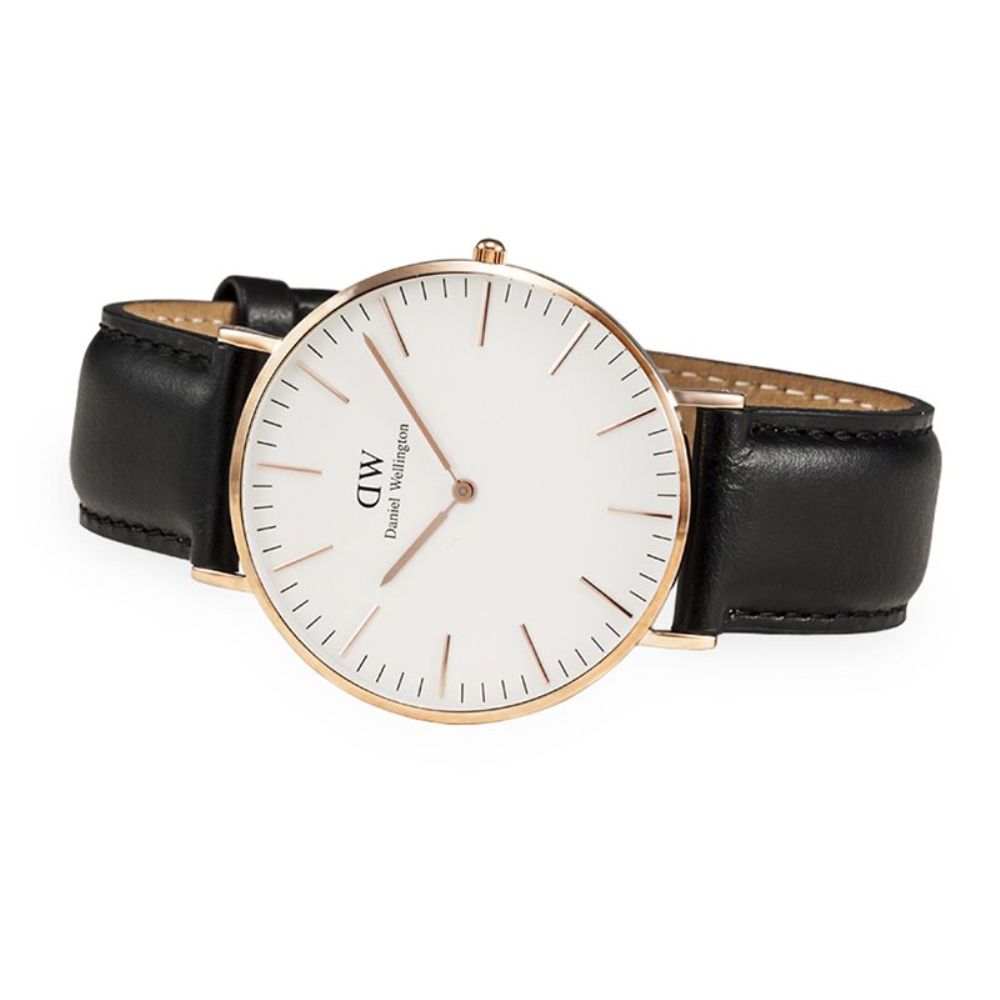 daniel wellington 丹尼尔惠灵顿(dw手表 男表40mm表盘皮带超薄石英表