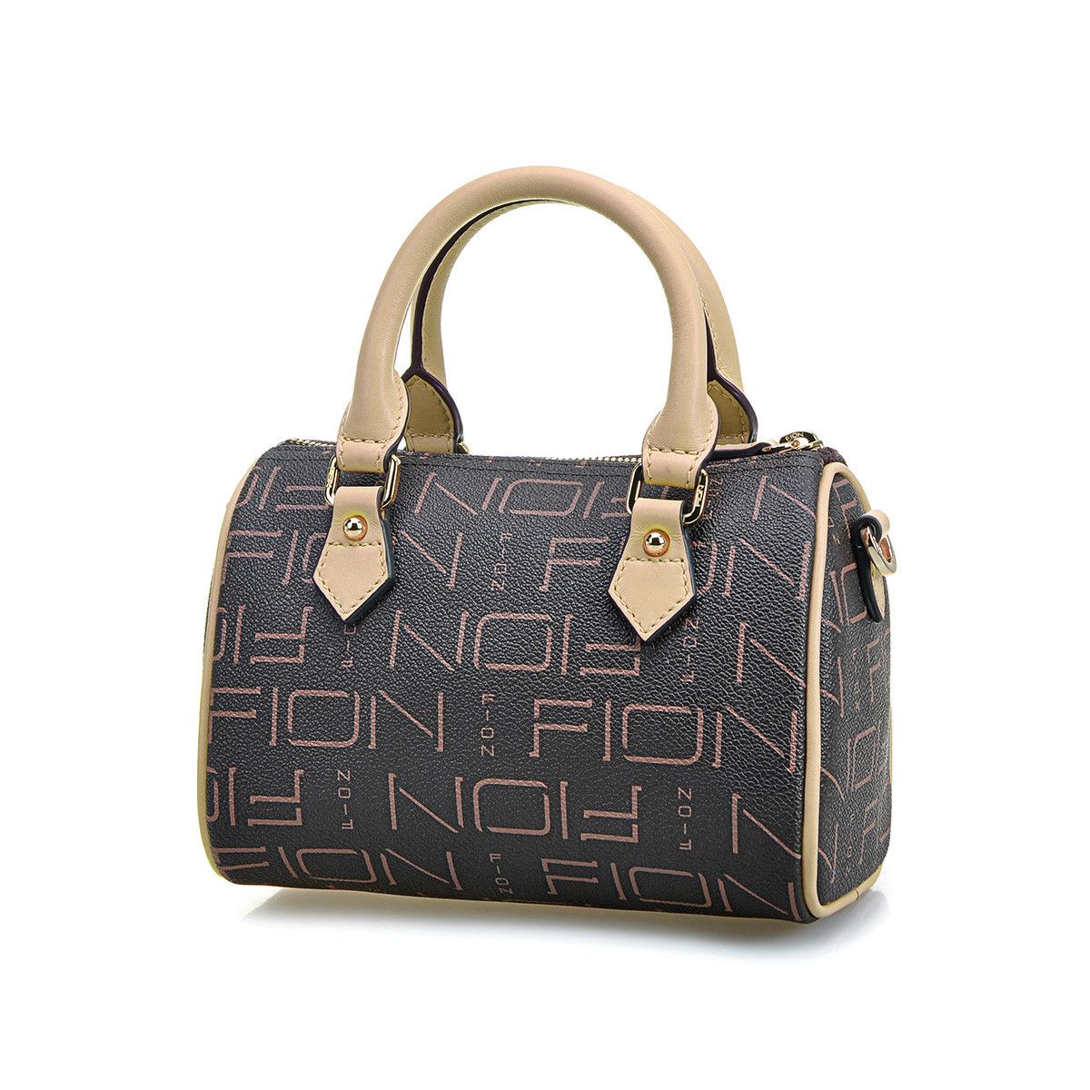 fion 菲安妮 新款迷你波士顿手提包女士单肩斜挎包 3色选择