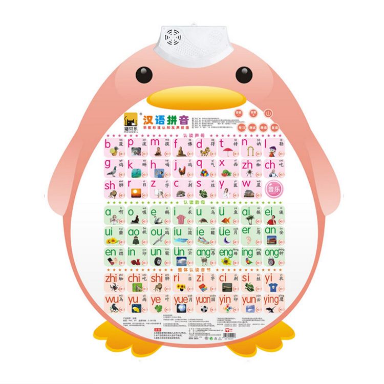 猫贝乐 儿童早教点读发声婴幼儿认知卡挂图 (单张不发货,三张起发货)