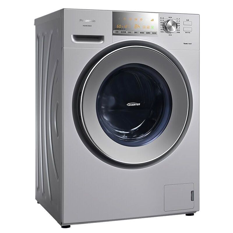 松下panasonic 9公斤变频滚筒全自动洗衣机 xqg90-e9025