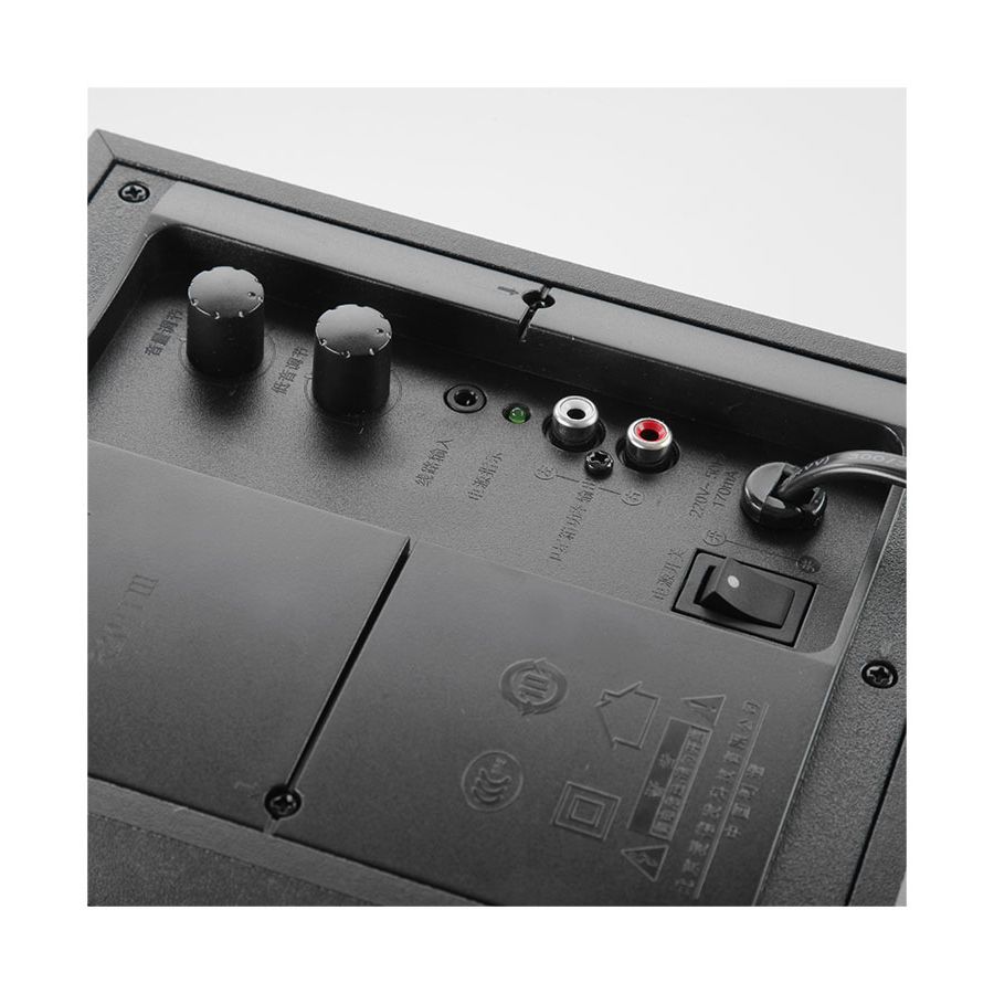 漫步者 edifier r201t08 多媒体电脑音响 木质有源2.1低音炮 桌面音响