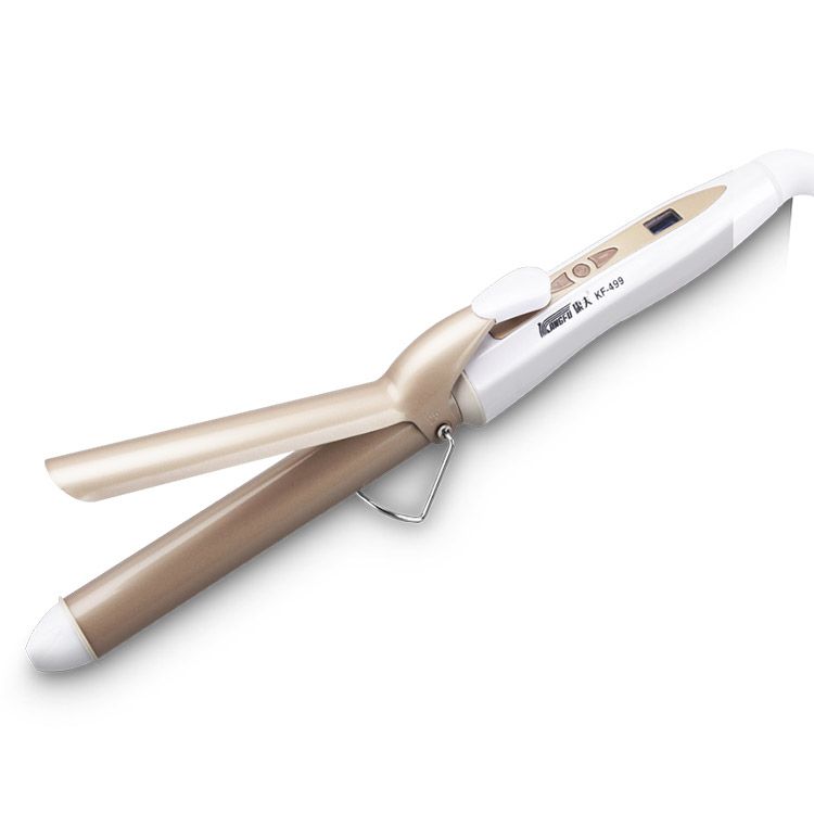 康夫 陶瓷液晶卷发棒电卷发器内扣不伤发波浪刘海卷大卷梨花烫发棒