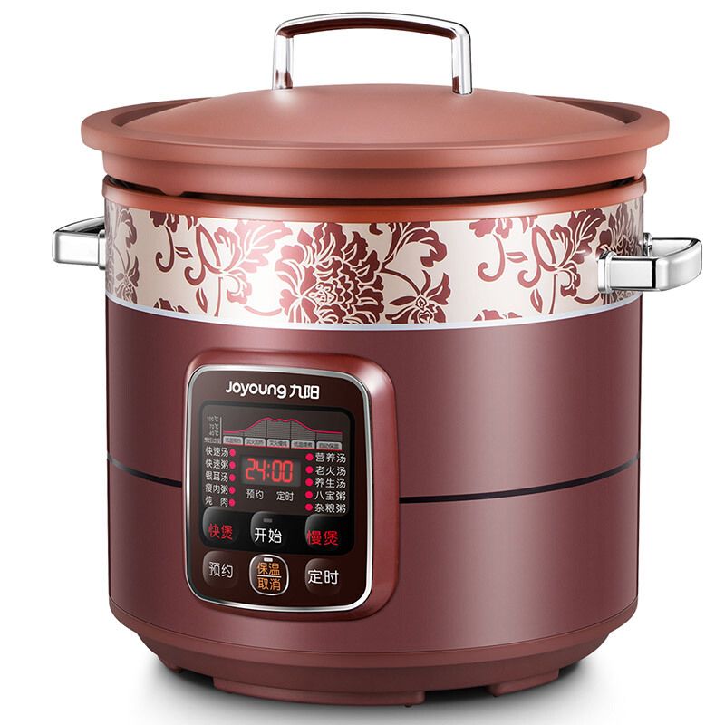 九阳(joyoung)电炖锅 5l 紫砂内胆 多功能家用 预约定时 dgd50-05ak