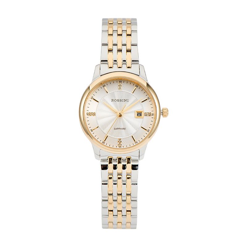 罗西尼(rossini) 超薄系列 石英时尚情侣手表女表 5716t01g