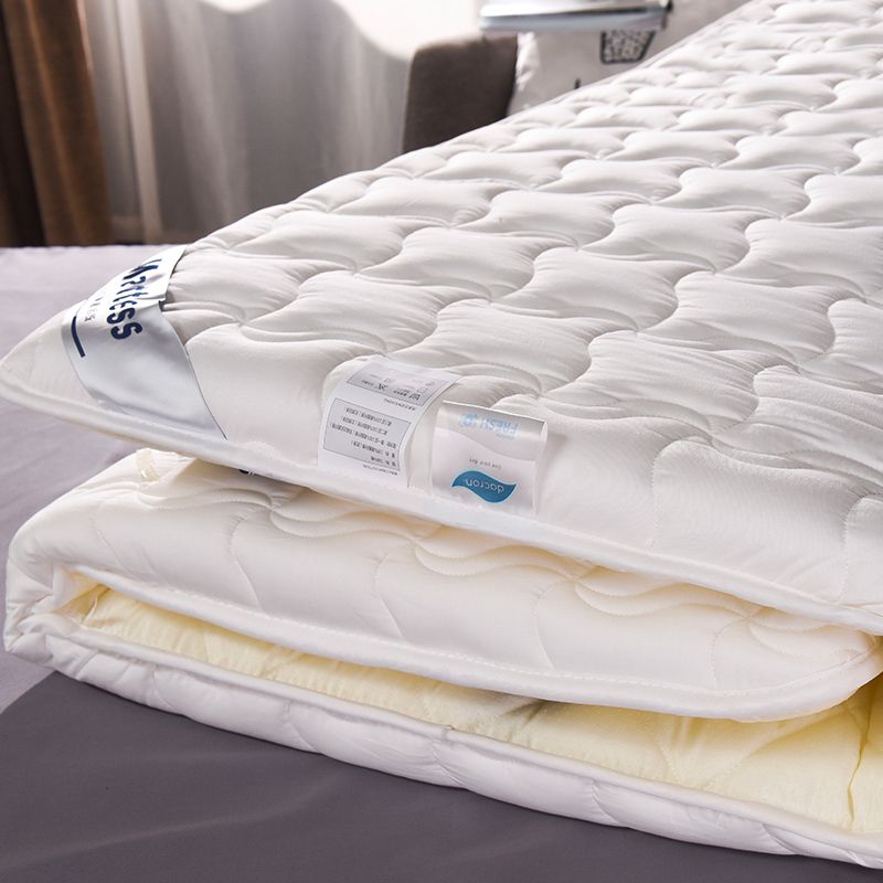 艾桐 英威达全棉抗菌床垫 纯色床褥