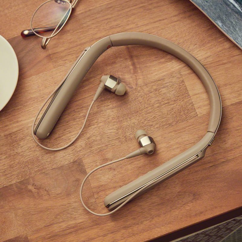 wi-1000x 无线降噪蓝牙耳机颈挂入耳式重低音耳麦手机通话头戴挂脖式