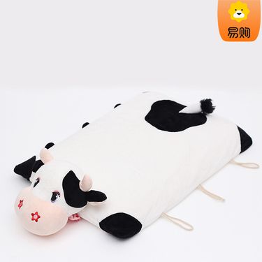 高低两用成人枕头 儿童乳胶枕 卡通玩具乳胶枕 sdd1-小奶牛卡通玩具枕