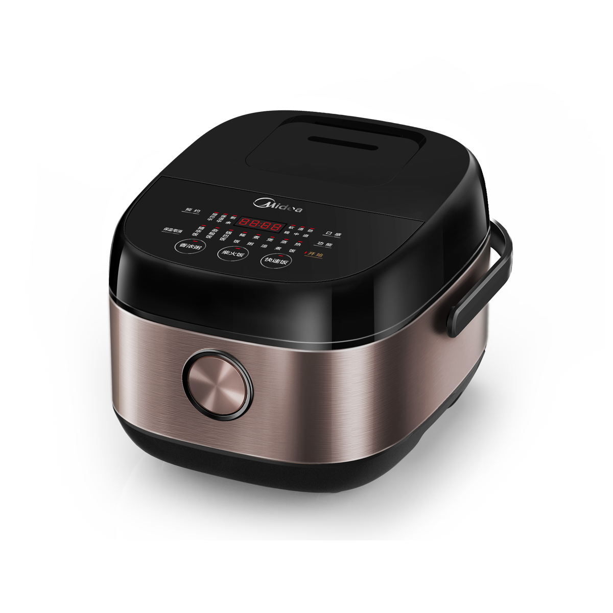 美的(midea)电饭煲 ih大火力加热 功能顶置触摸操控 香甜精铁釜内胆4l