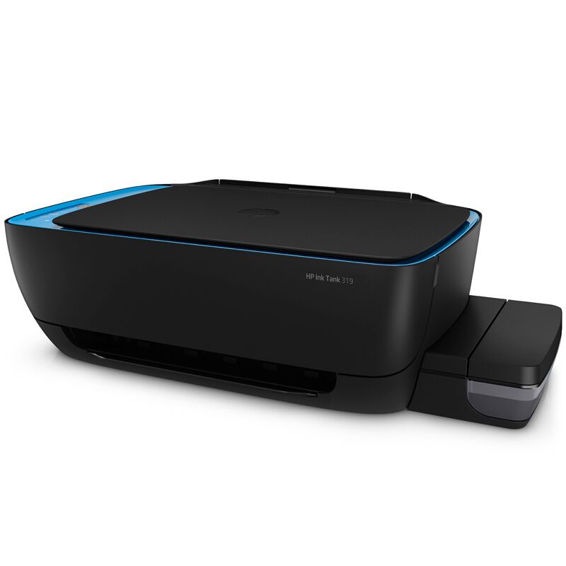 hp 惠普319全新连供彩色喷墨多功能一体机(0秒注墨/三年保修/单页打印