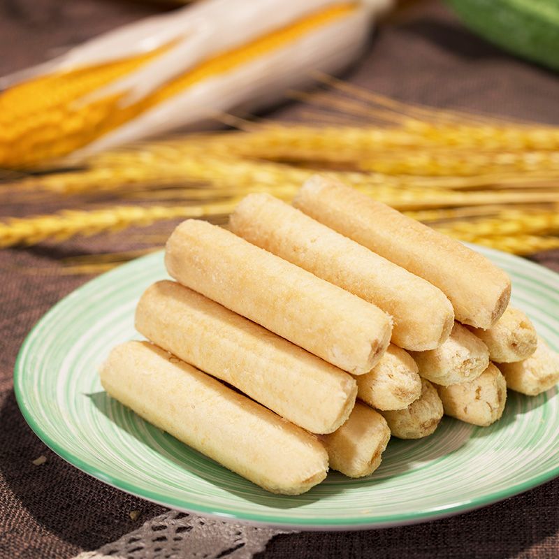 三只松鼠鲜米卷蛋黄味鲜香夹心米卷160克