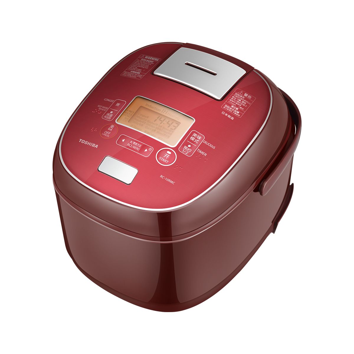 toshiba/东芝 【红色】东芝日本原装进口3l电饭锅家用智能ih电饭煲小3