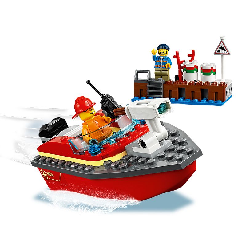 lego 乐高 城市组系列码头失火救援 60213