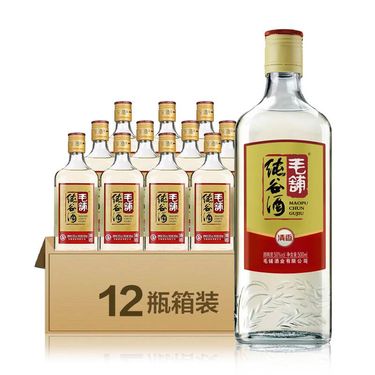【易购】劲牌 50度 毛铺纯谷酒 500ml*12瓶 箱装白酒