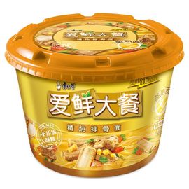 康师傅 方便面(ksf)爱鲜大餐 精炖排骨面 泡面碗装