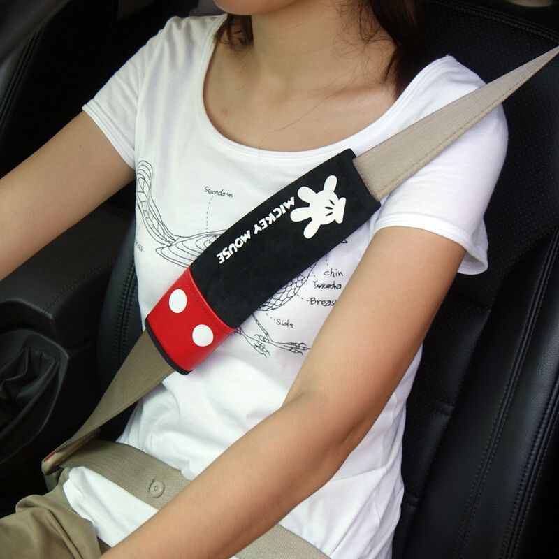 napolex disney/迪士尼 迪士尼 napolex 红黑米奇 安全带护肩 安全带