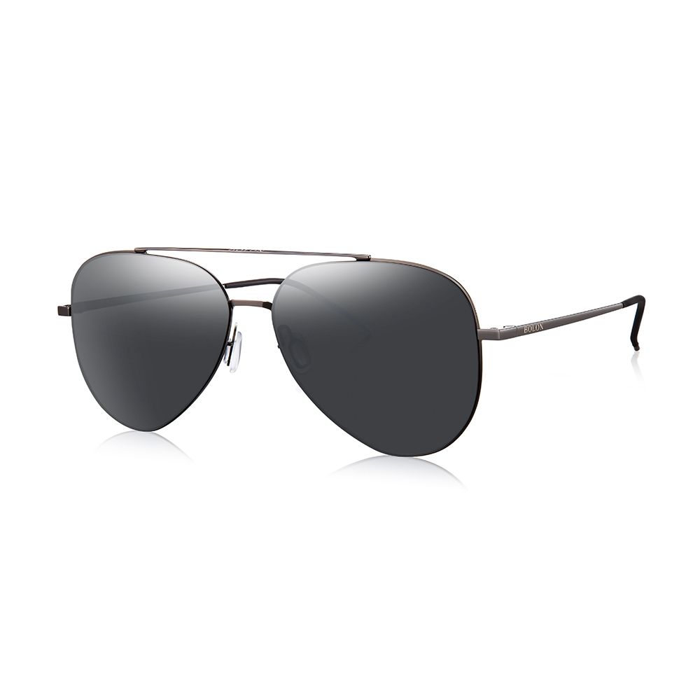 暴龙bolon暴龙偏光太阳镜男女复古蛤蟆镜时尚金属墨镜开车眼镜bl8010