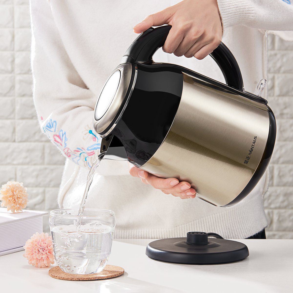 电水壶/热水瓶 电热水壶 三层防烫烧水壶 自动断电开水壶无缝内胆a01