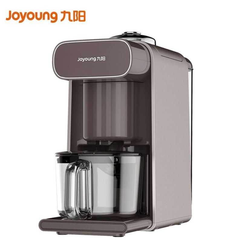 九阳 豆浆机K1 家用全自动咖啡机 不用手洗升级新款破壁豆浆机DJ10R-K1咖啡色