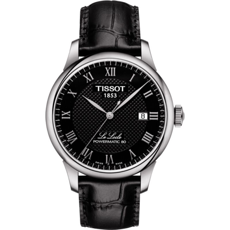 TISSOT/天梭 力洛克系列皮带机械男士手表 T006.407.16.053.00 瑞士进口手表腕表 