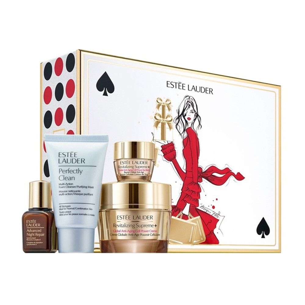 Estee Lauder 雅诗兰黛 19圣诞版智妍面霜眼霜精华4件套 美国进口 抗老抗氧化 Star Beauty