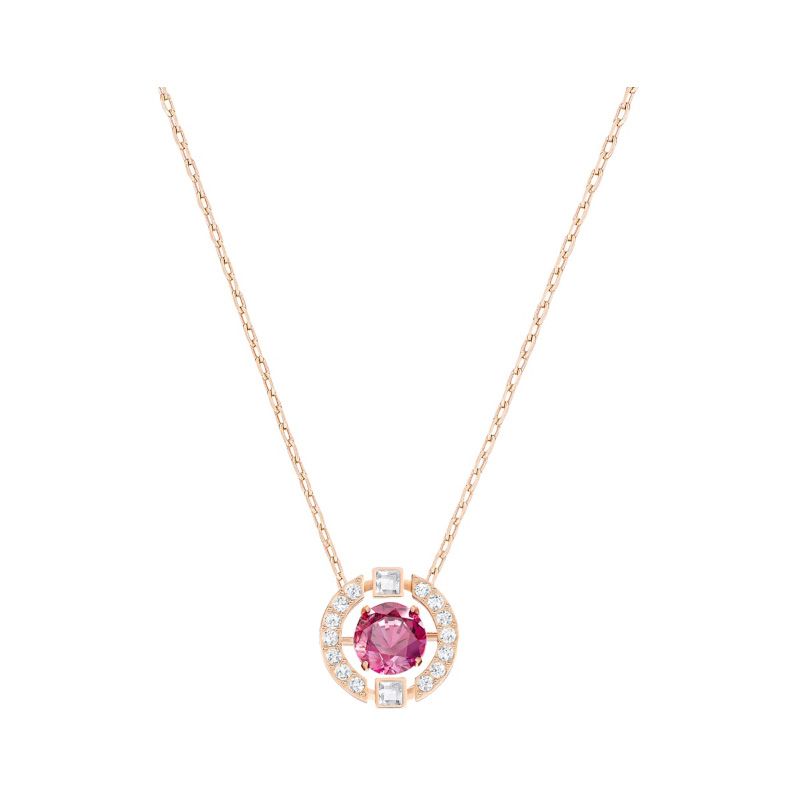 施华洛世奇 （Swarovski）Sparkling 跳动的心项链镀金色/镀玫瑰金色/镀白金色/红色水晶/蓝色水晶 时尚女友礼物