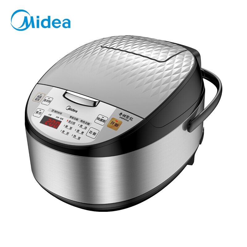 美的MIDEA 电饭煲锅MB-FB40Simple302 〖尊享版〗灵动银