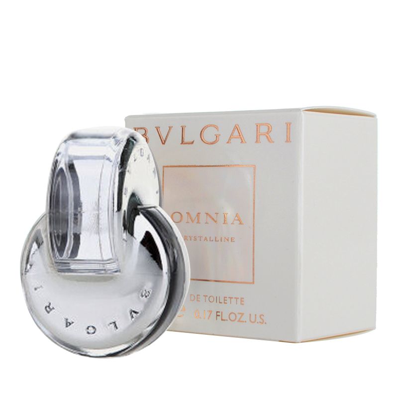 宝格丽BVLGARI Q版 紫水晶/粉水晶/白水晶花舞轻盈纯香女士淡香水5ml试用小样持久留香 非卖品标