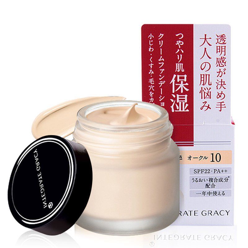 Shiseido/资生堂 完美意境粉底液霜25g遮瑕保湿提亮轻薄隔离 日本进口  打造光泽奶油肌  ENJOY LIFE