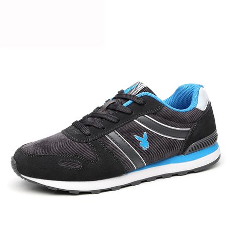 花花公子 运动鞋男板鞋英伦时尚休闲反绒男士休闲鞋潮鞋