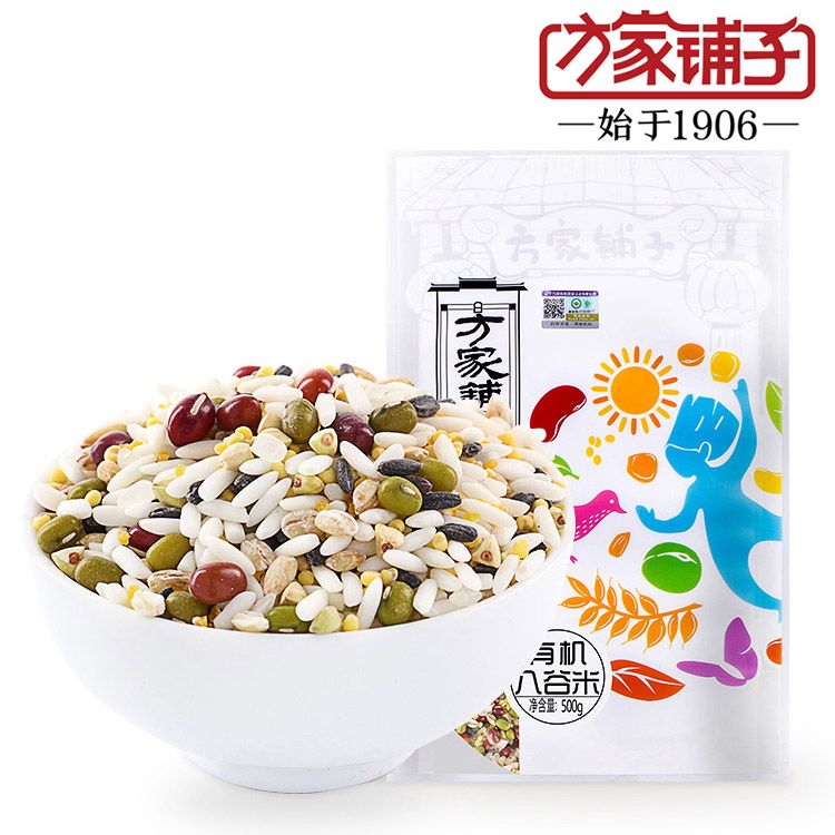 方家铺子 八宝米500g 五谷杂粮 八宝粥 腊八粥 粗粮粥米