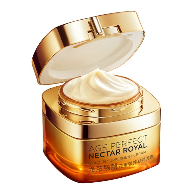 L'oreal/欧莱雅 金致臻颜小蜜罐面霜 花蜜面霜 50ml 韩国进口 补水保湿滋润抗皱 Star Beauty