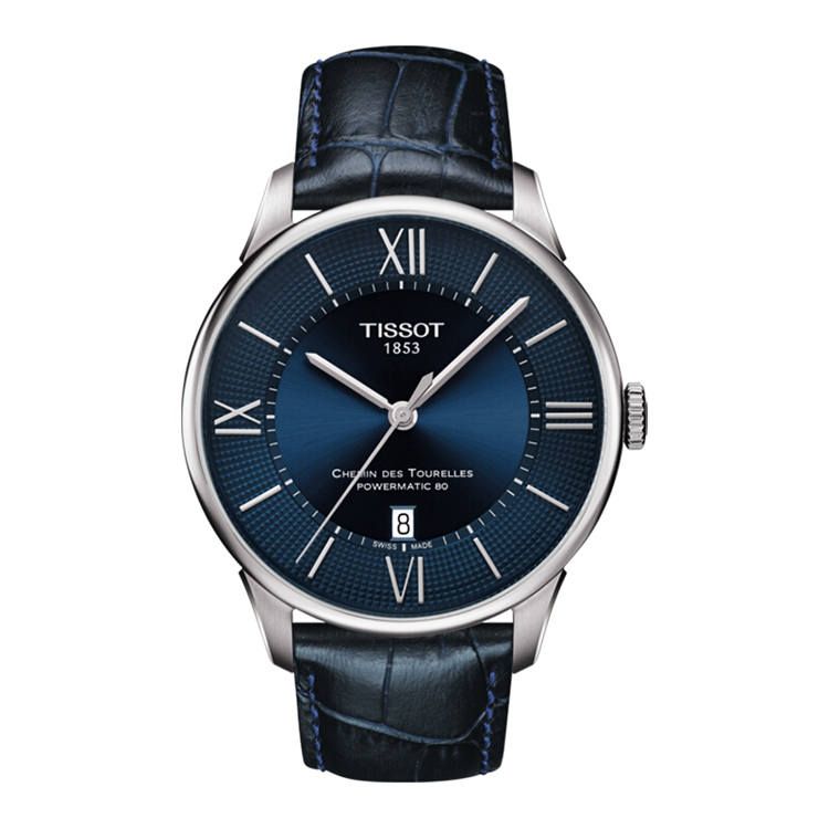 TISSOT/天梭 杜鲁尔系列皮带机械男士手表 T099.407.16.048.00 瑞士进口手表腕表